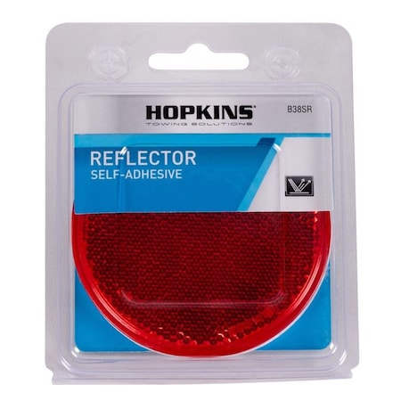 Hopkins Hopkins Red Round Reflector 1 pk B38SR